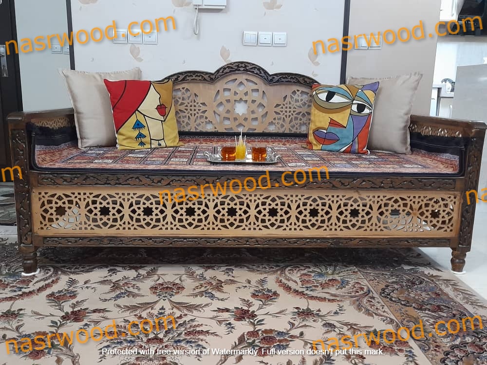 تخت سنتی برای منزل مدل منبت nasr17im