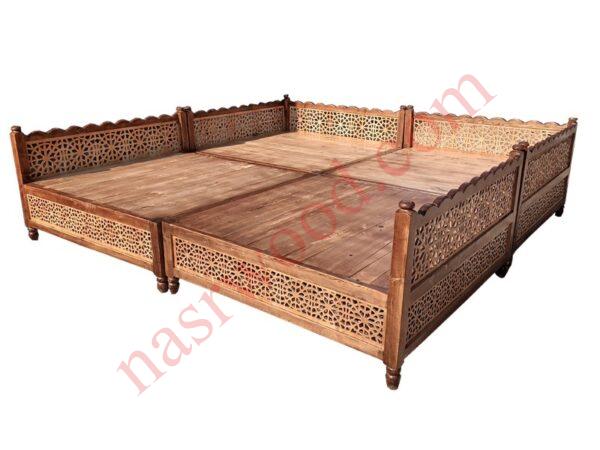 تخت سنتی باغی بزرگ