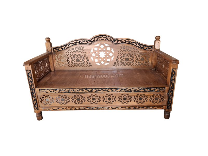 مبل سنتی دونفره منبت گروه nasr-s4m